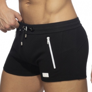 Short DOUBLE ZIP Noir