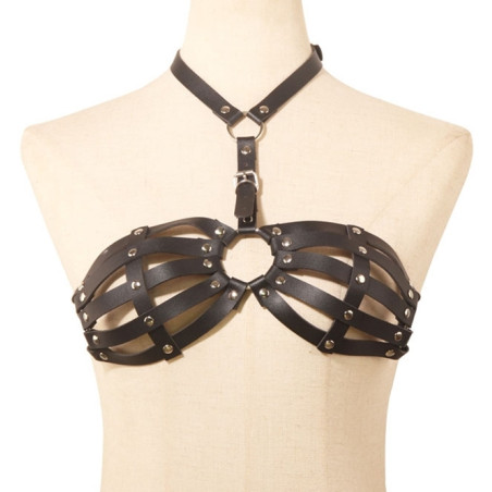 Soutien-gorge Simili LANYA Noir
