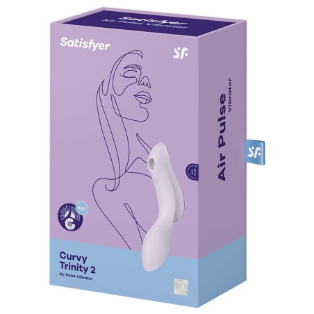 Stimulateur de clitoris CURVY TRINITY 2 Satisfyer