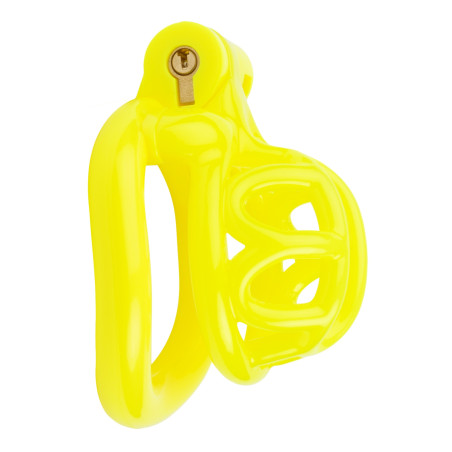 Cage de chasteté courte LYFY 4 x 3.3cm Jaune