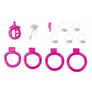 Cage de chasteté courte LYFY 4 x 3.3cm Rose