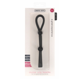 Cockring en silicone DOUBLE RING BOOSTER 20cm 2