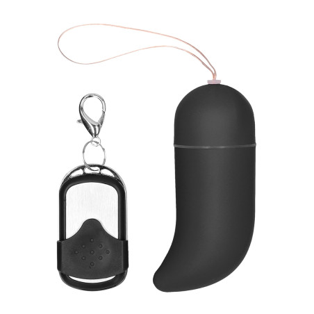 Oeuf vibrant sans fil G-SPOT CURVE 8.5 x 3.4cm Noir