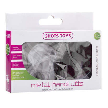 Paire de menottes en métal CUFFS ON Noires