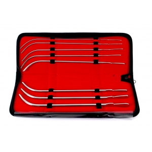 Kit 8 Tiges d'urètre courbées VAN BUREN 22cm - Diamètres 3 à 7mm
