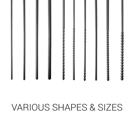 Tige d'urètre en Silicone Flexible VIVIENE 24cm - 11mm