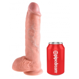 Gode XXL King Cock couleur Flesh de 25cm de long pour belles sensations profondes 2