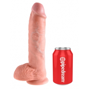 Gode XXL King Cock couleur Flesh de 25cm de long pour belles sensations profondes