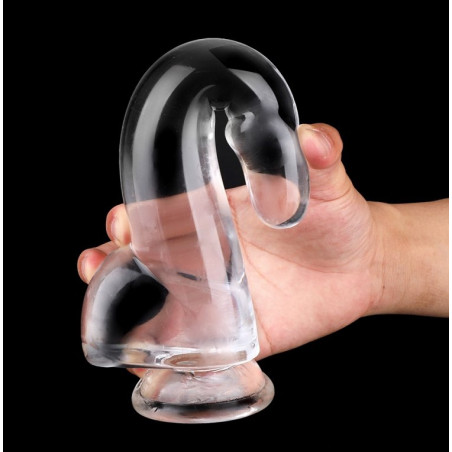 Gode transparent CLEAR DONG XXL 20 x 5.5cm