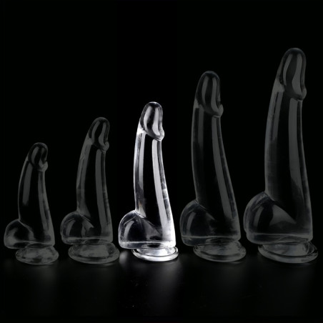 Gode transparent CLEAR DONG L 14 x 4.5cm