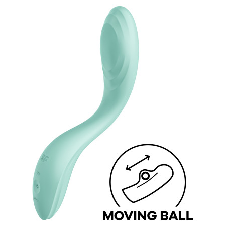 Stimulateur de Point G RRROLLING Satisfyer 22cm Menthe