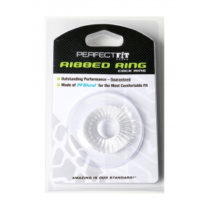 Ballstretcher souple RIBBED RING 18mm Transparent