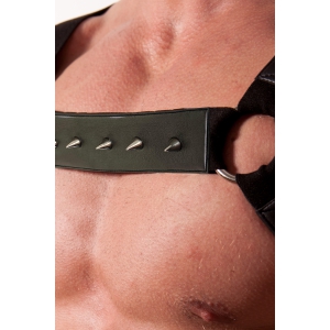 Harnais Fetish avec Pics BLACK RUBBER