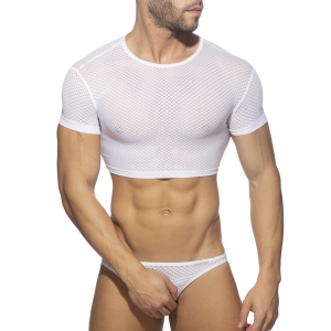 Crop Top FANTASY DIAMOND Blanc