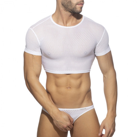 Crop Top FANTASY DIAMOND Blanc