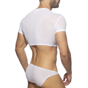 Crop Top FANTASY DIAMOND Blanc