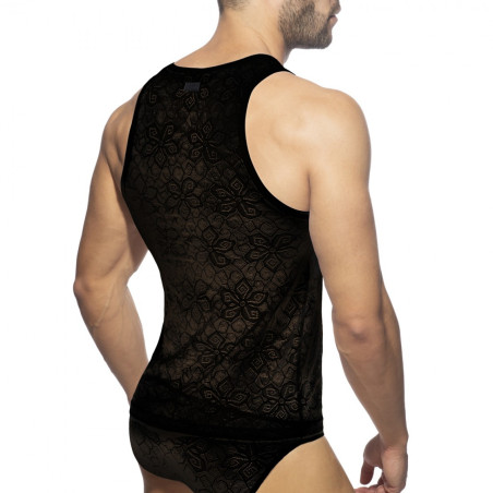 Débardeur FLOWERY LACE Noir
