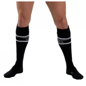 Chaussettes hautes URBAN FOOTBALL SOCKS Noir-Blanc