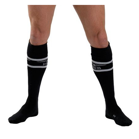 Chaussettes hautes URBAN FOOTBALL SOCKS Noir-Blanc