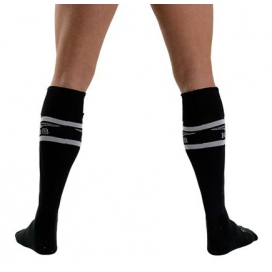 Chaussettes hautes URBAN FOOTBALL SOCKS Noir-Blanc 2
