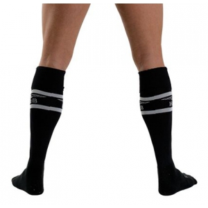 Chaussettes hautes URBAN FOOTBALL SOCKS Noir-Blanc