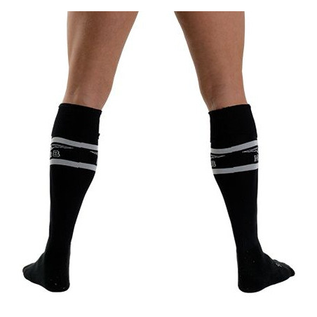 Chaussettes hautes URBAN FOOTBALL SOCKS Noir-Blanc
