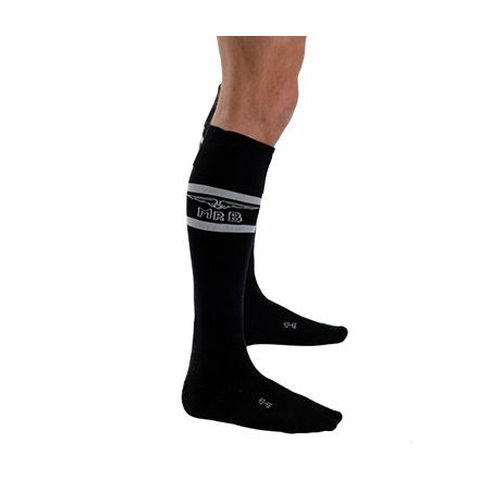 Chaussettes hautes URBAN FOOTBALL SOCKS Noir-Blanc
