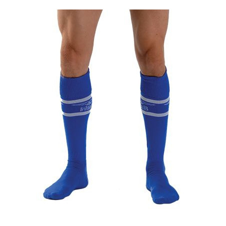 Chaussettes hautes URBAN FOOTBALL SOCKS Bleu-Blanc