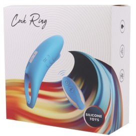 Cockring vibrant SHARK 29mm Bleu 2
