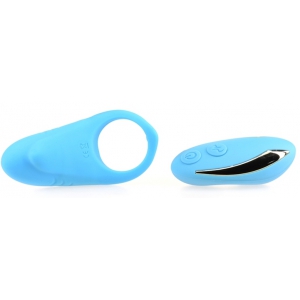 Cockring vibrant SHARK 29mm Bleu