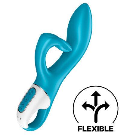 Vibro Rabbit EMBRACE ME Satisfyer 20cm Bleu