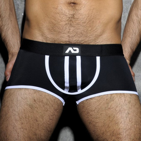 Jock Boxer AD Fetish Stripe noir et blanc