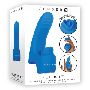 Double stimulateur FLICK IT 8 x 2.5cm