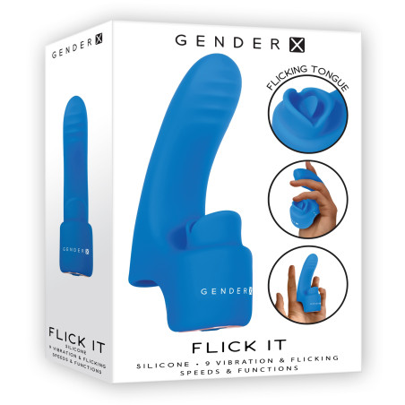 Double stimulateur FLICK IT 8 x 2.5cm