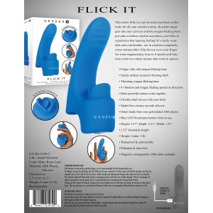 Double stimulateur FLICK IT 8 x 2.5cm