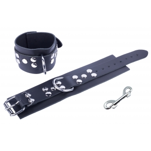 Menottes en cuir ULTRA Noires