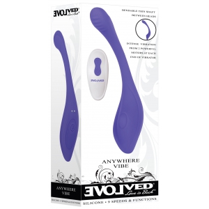 Double stimulateur ANYWHERE VIBE 20cm