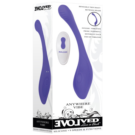 Double stimulateur ANYWHERE VIBE 20cm