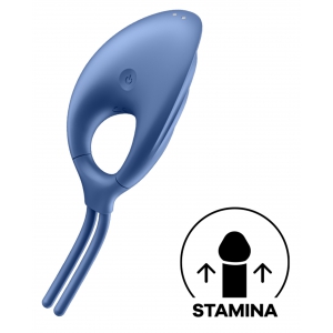Cockring vibrant SWORDSMAN Satisfyer Bleu