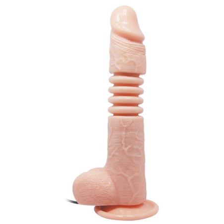 Gode vibrant à poussée THUNDER UP 17 x 4cm
