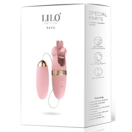 Stimulateur de clitoris rotatif MAGIC ROLL 13cm Rose