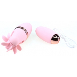 Stimulateur de clitoris rotatif MAGIC ROLL 13cm Rose