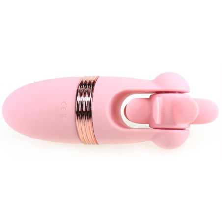 Stimulateur de clitoris rotatif MAGIC ROLL 13cm Rose