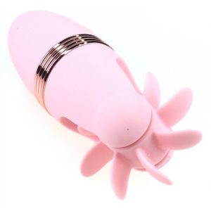 Stimulateur de clitoris rotatif MAGIC ROLL 13cm Rose