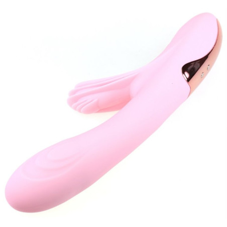 Vibro Rabbit chauffant LILO HEAT 23cm Rose