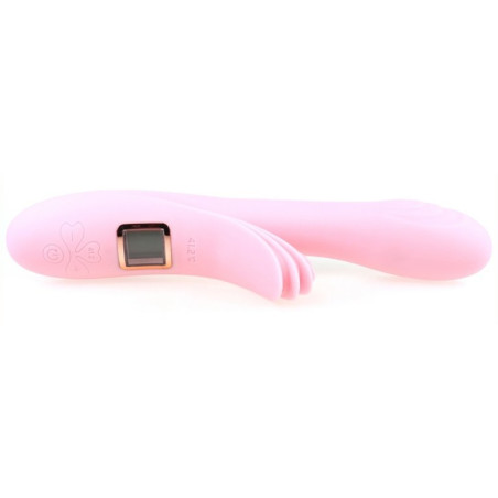 Vibro Rabbit chauffant LILO HEAT 23cm Rose