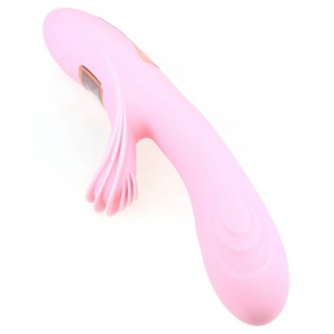 Vibro Rabbit chauffant LILO HEAT 23cm Rose