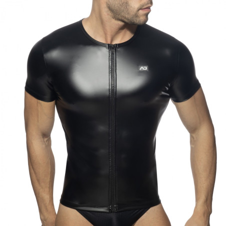 T-shirt ZIP FETISH Noir