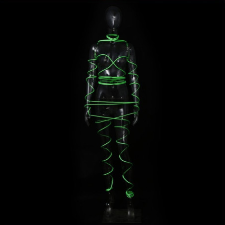 Corde de bondage LUMINOUS 5M Verte