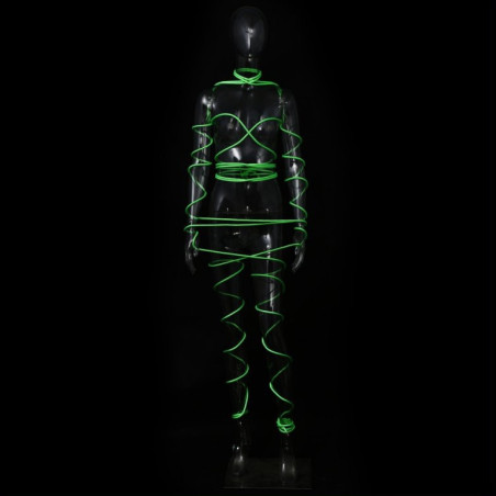 Corde de bondage LUMINOUS 10M Verte